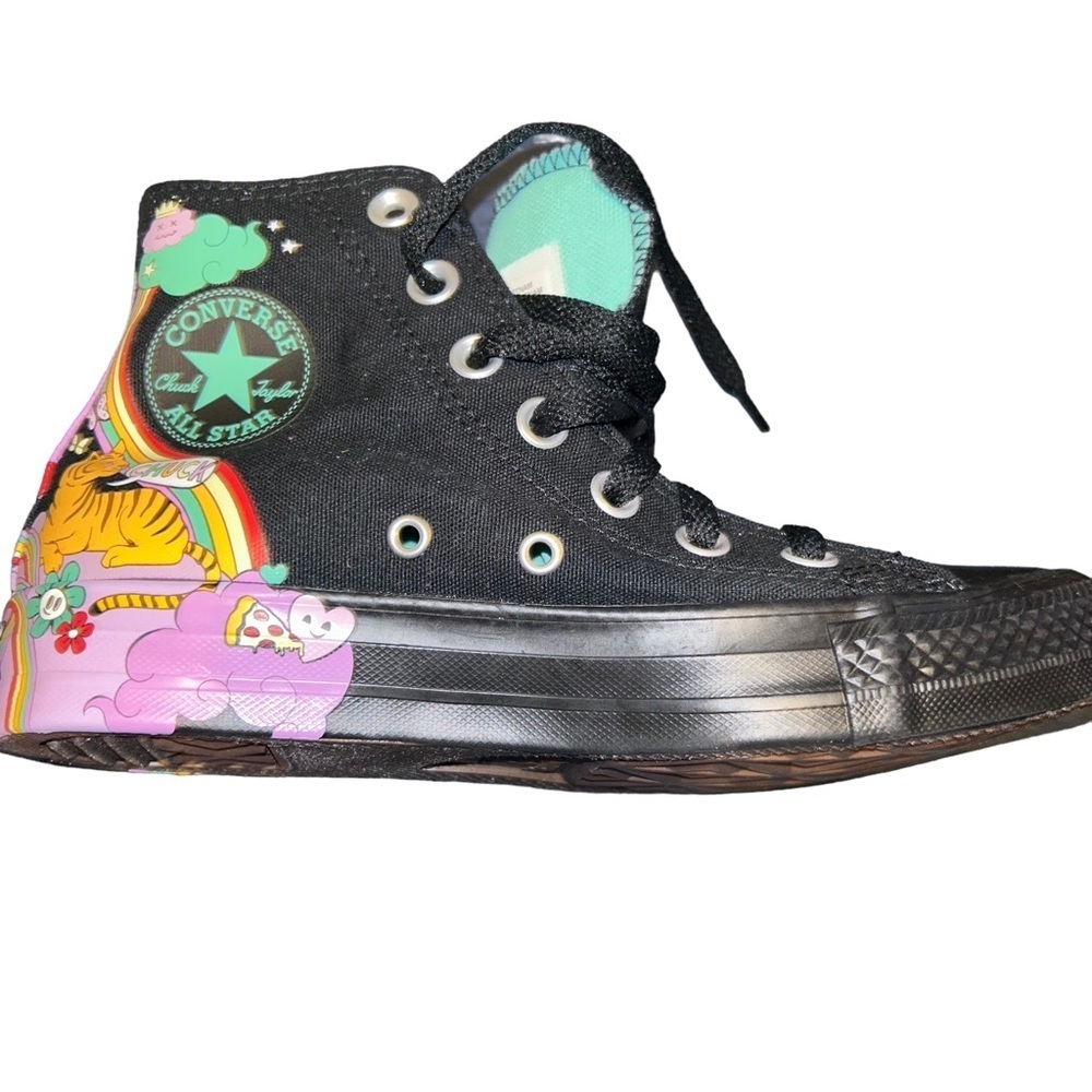Converse Notebook Print Chuck Taylor All Star Hi Top Sneaker Shoes men 4 women 6 - Picture 4 of 7
